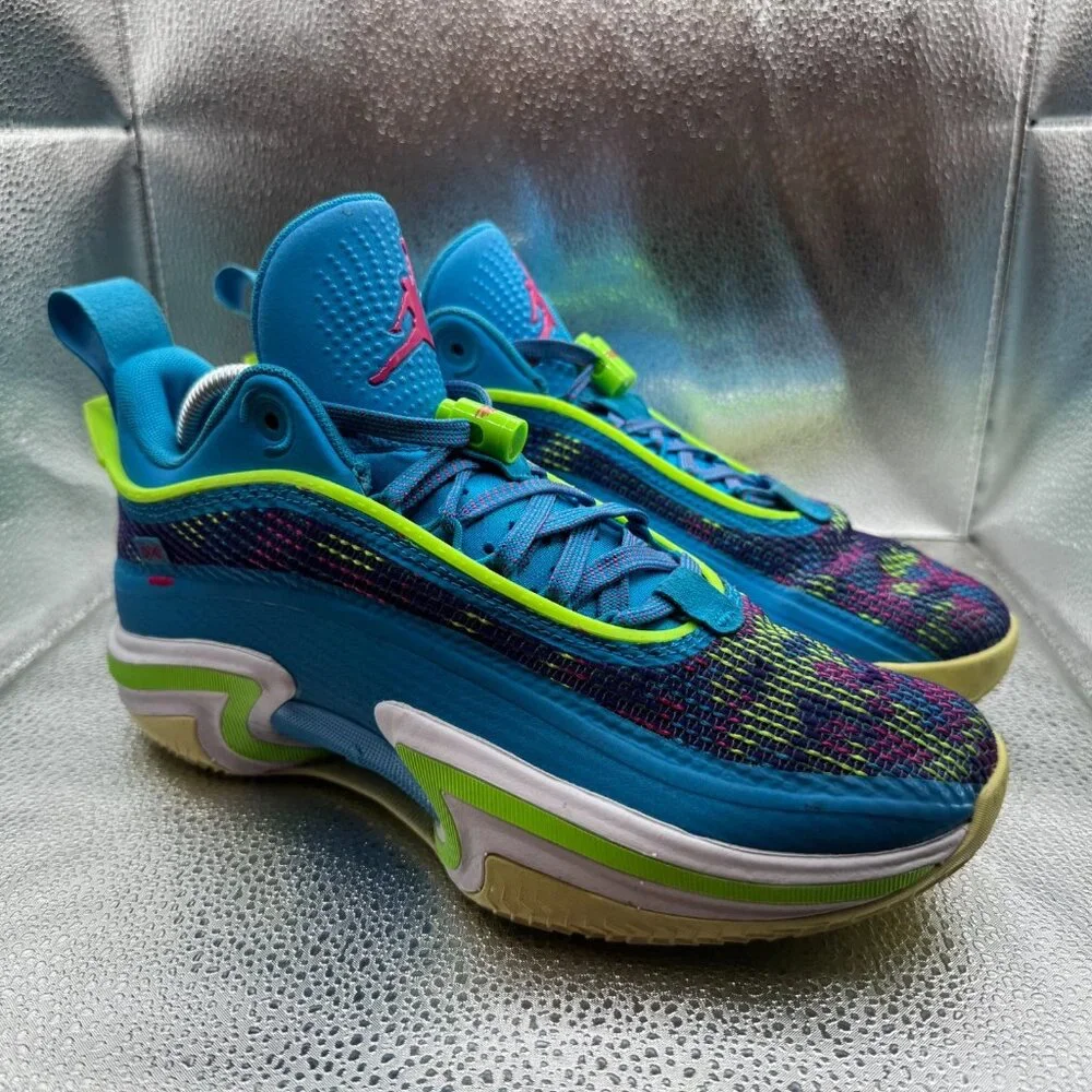 Size 8 Air‎ Jordan 36 Low Luka PF Mens Blue Basketball Shoes DN4195-430